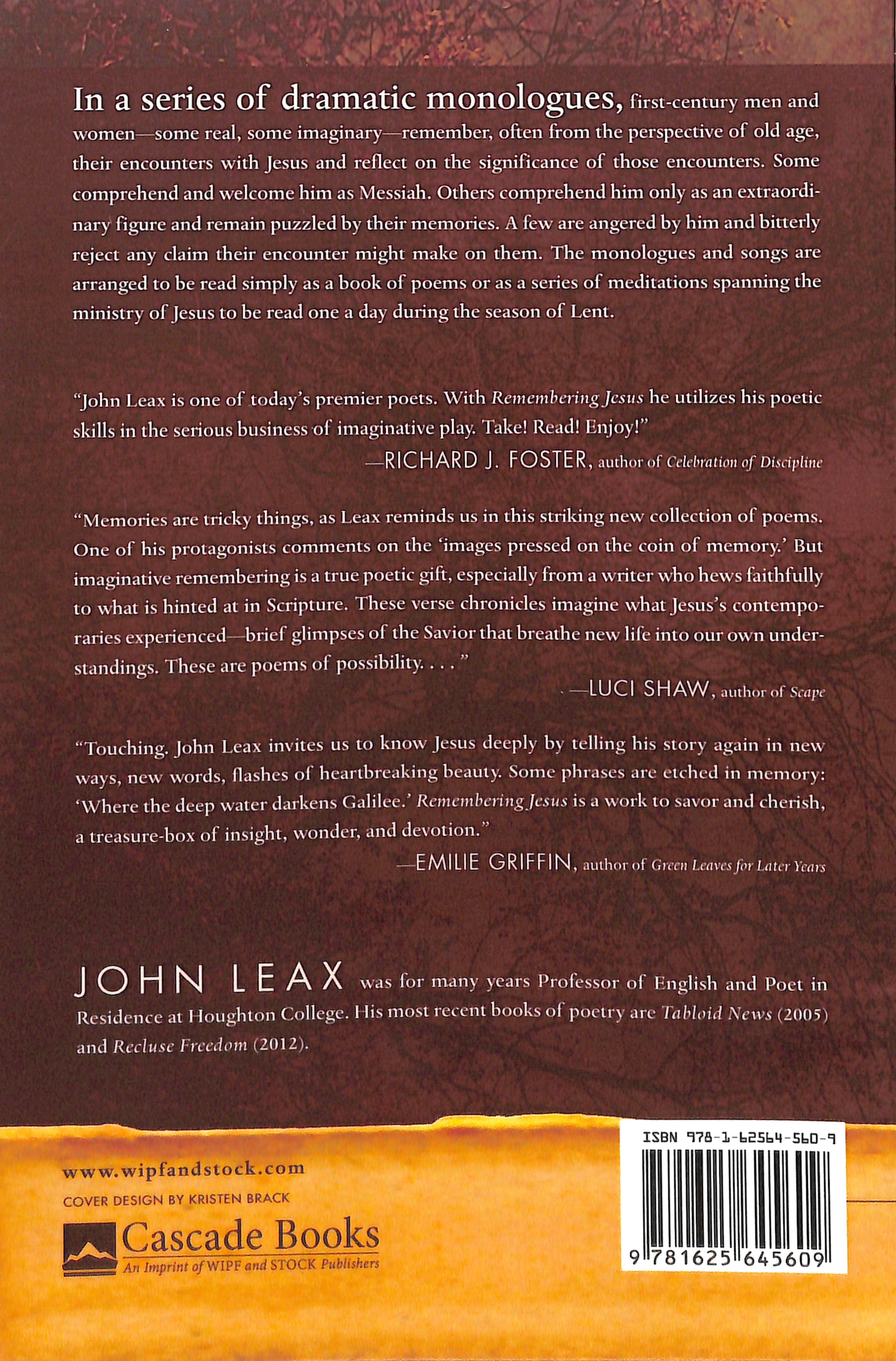 Remembering Jesus: Sonnets and Songs