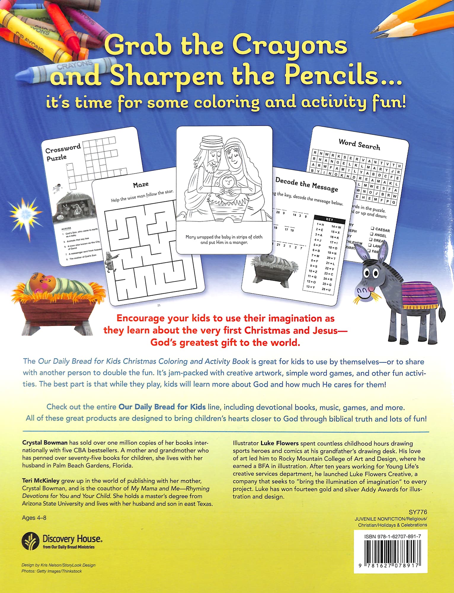 Christmas Coloring and Activity Book (Our Daily Bread For Kids Series)