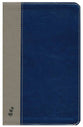 ERV Bible Deluxe Duotone Blue/Grey