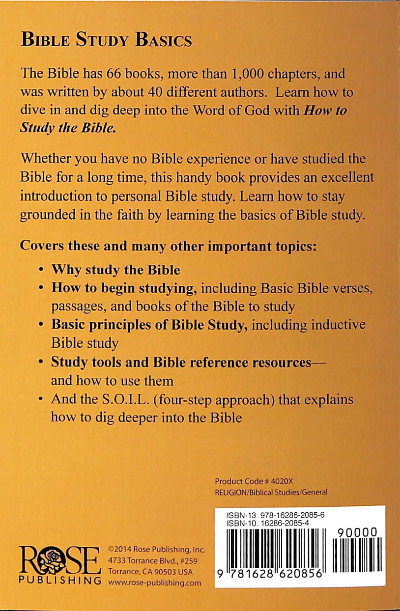 How to Study the Bible