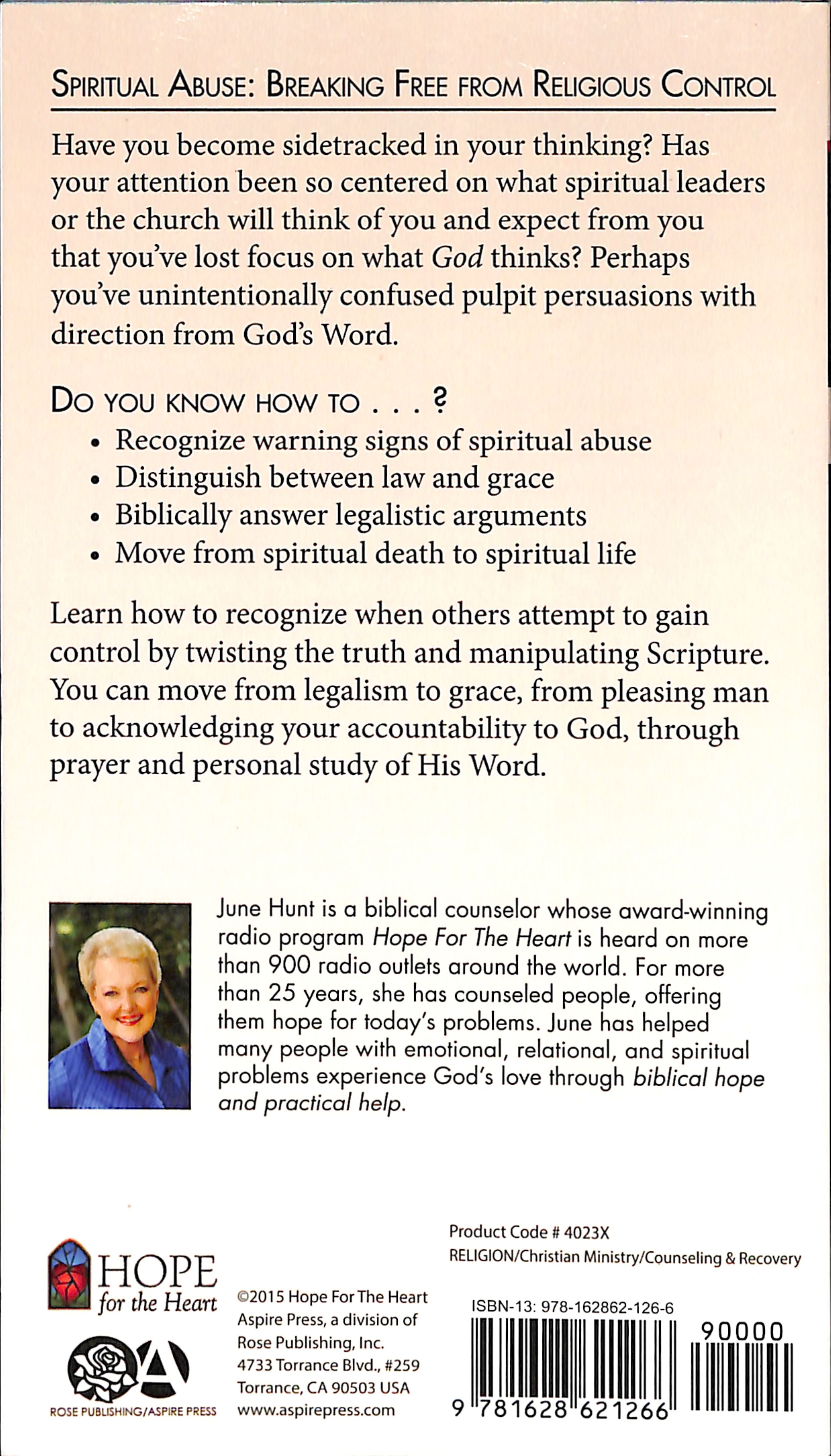 Spiritual Abuse (Hope For The Heart Series)
