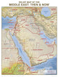 Middle East Relief Map (Laminated) (Then And Now Series)