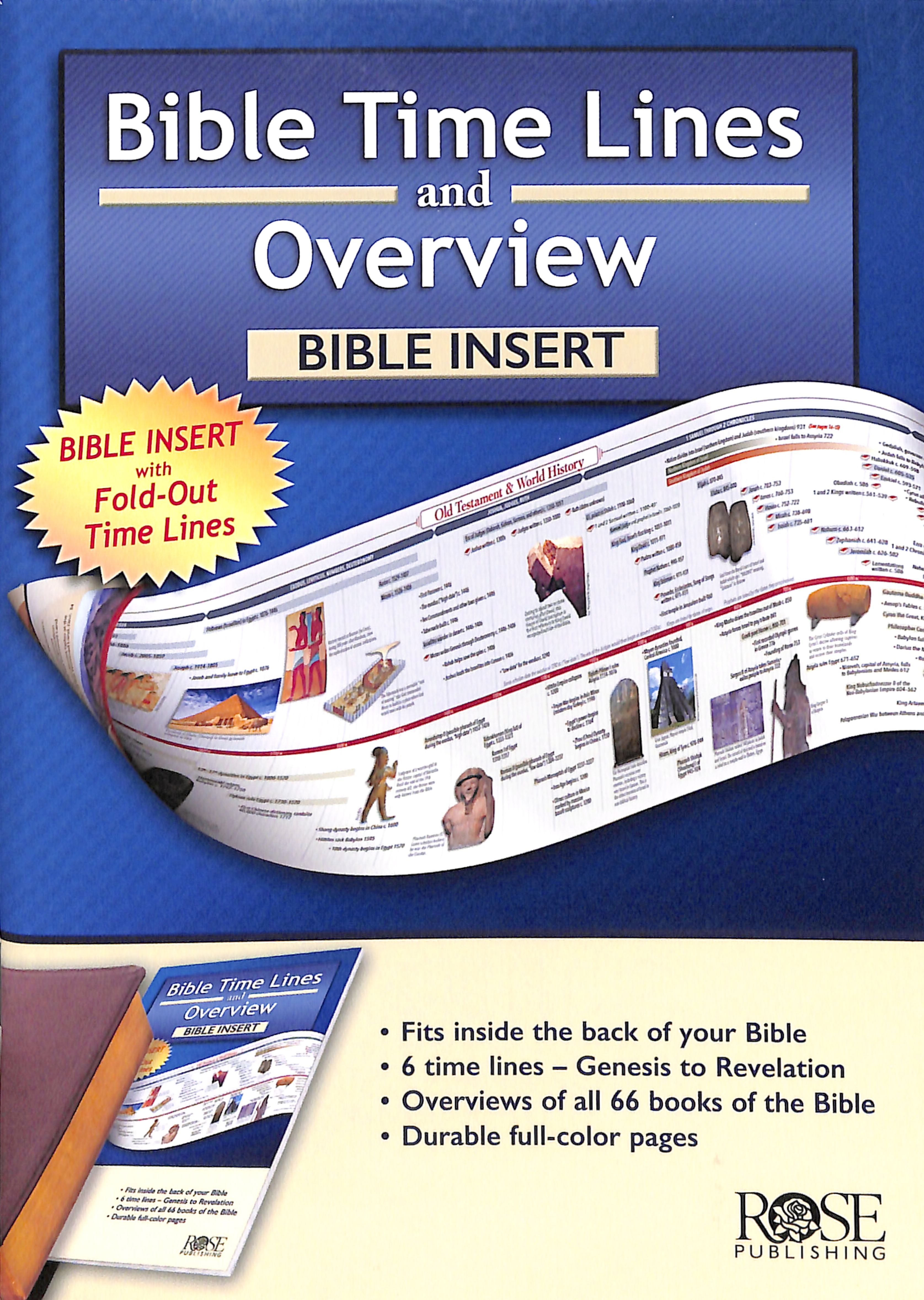 Bible Time Lines and Overview - Bible Insert