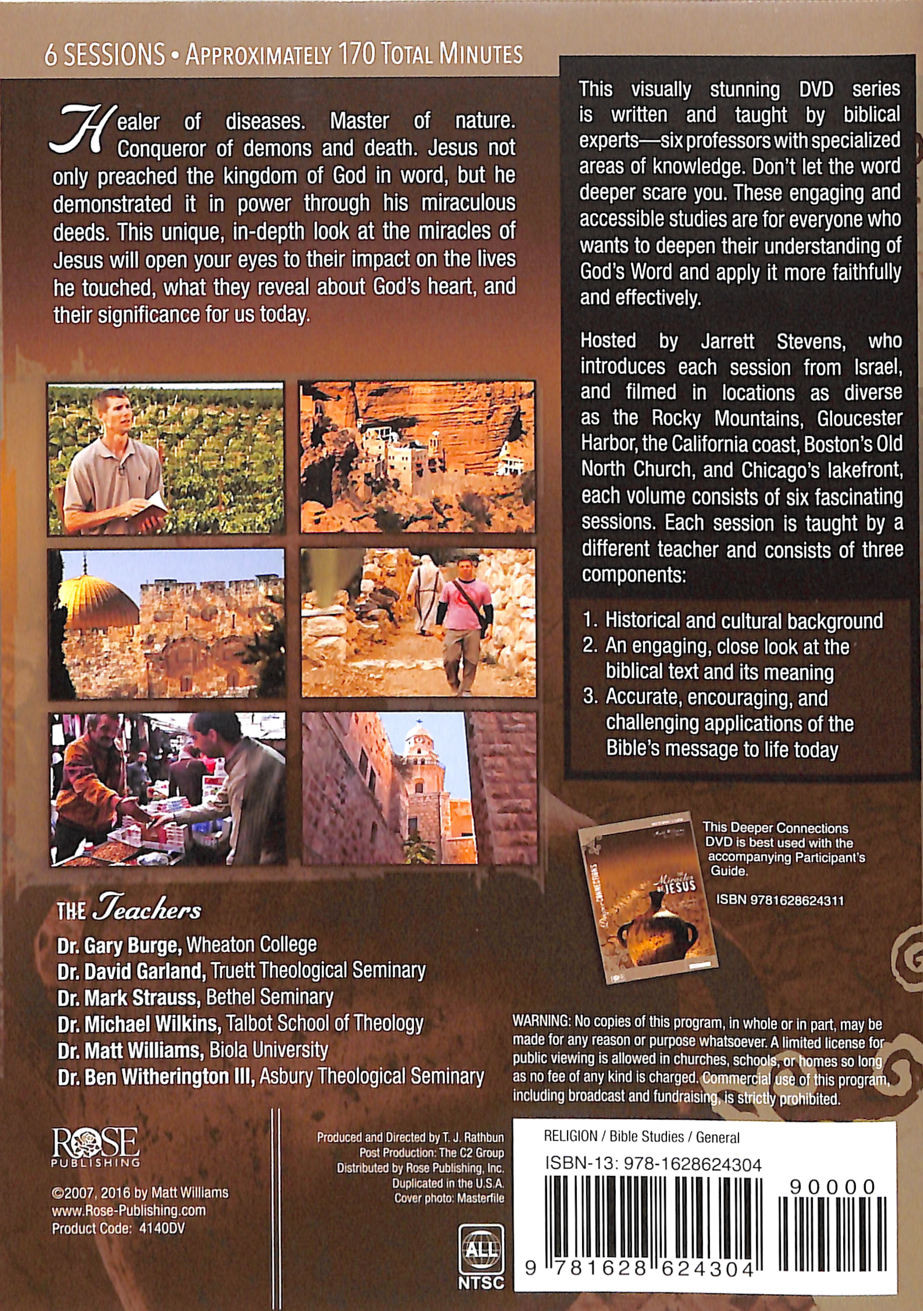 Miracles of Jesus (DVD Study) (Deeper Connections Series)