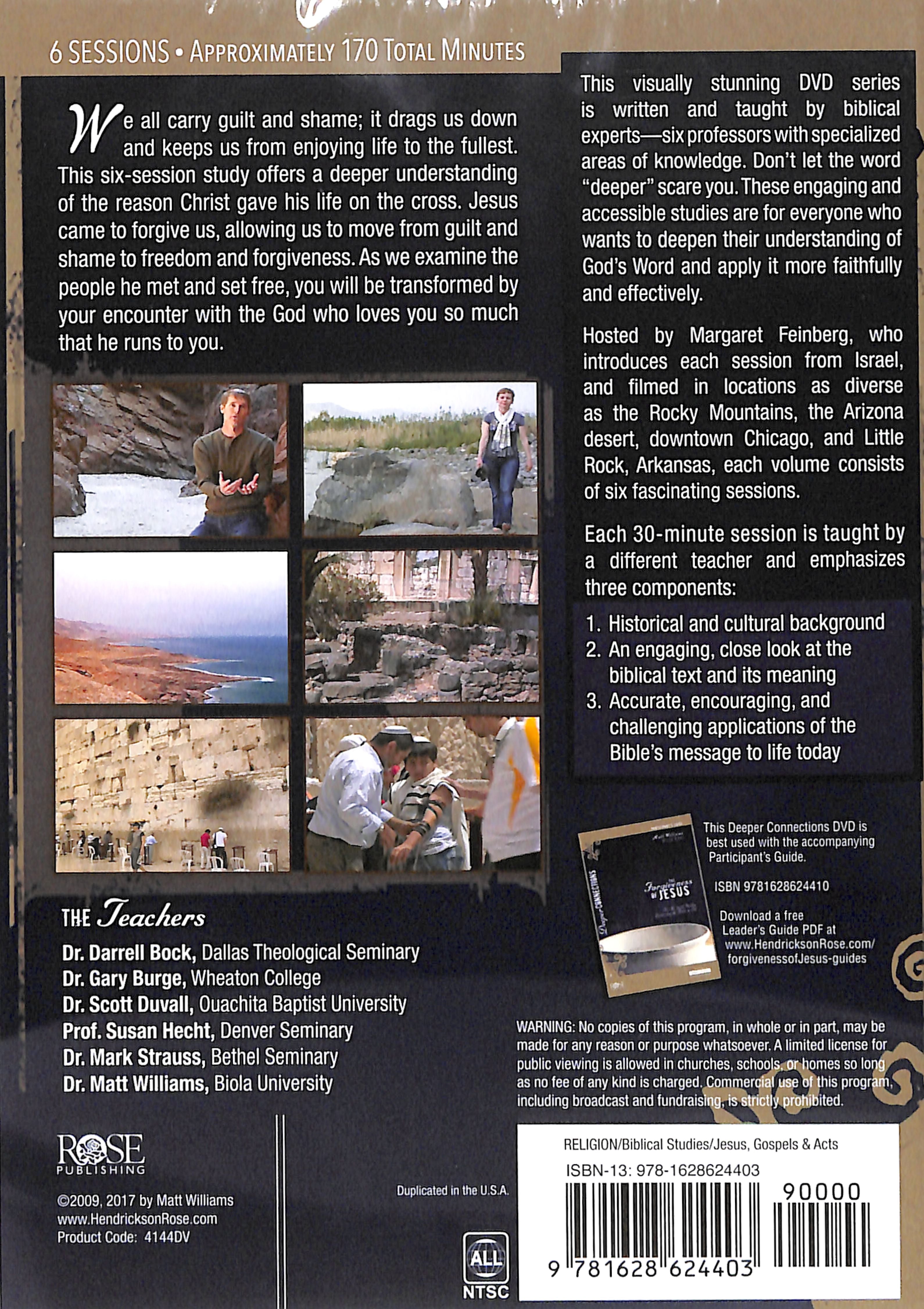 The Forgiveness of Jesus (6-Session DVD Bible Study) (Deeper Connections Series)
