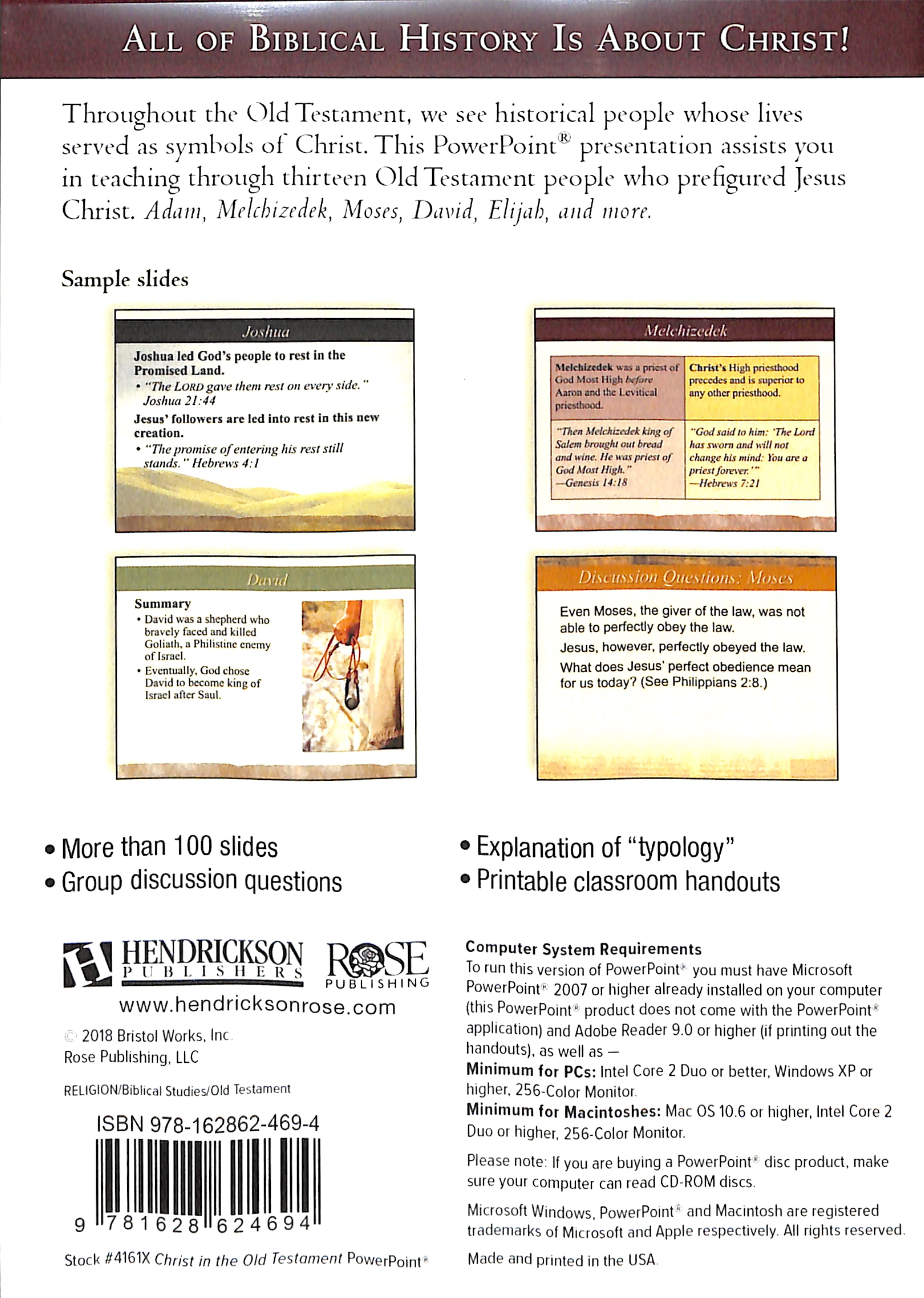 Christ in the Old Testament (Powerpoint)