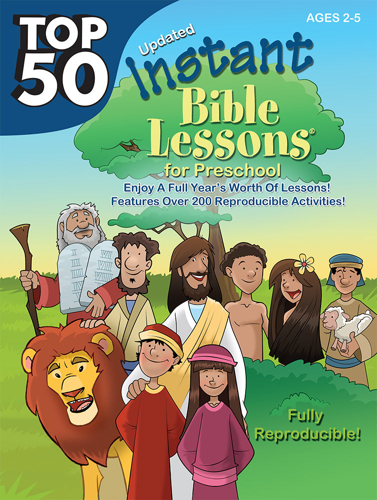 Top 50 Instant Bible Lessons For Preschoolers (Rosekidz Top 50 Series)