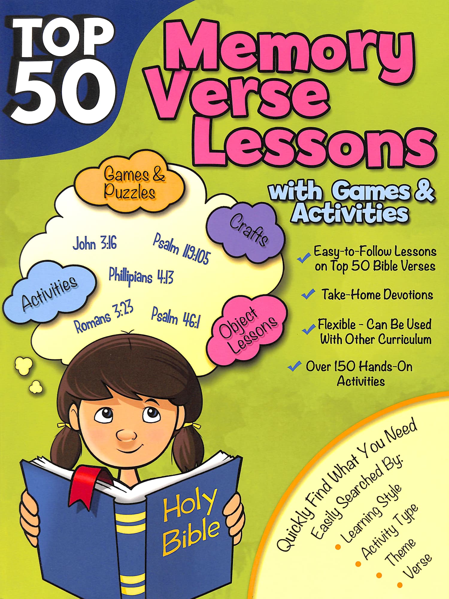 Top 50 Memory Verses With Games and Activities (Rosekidz Top 50 Series)