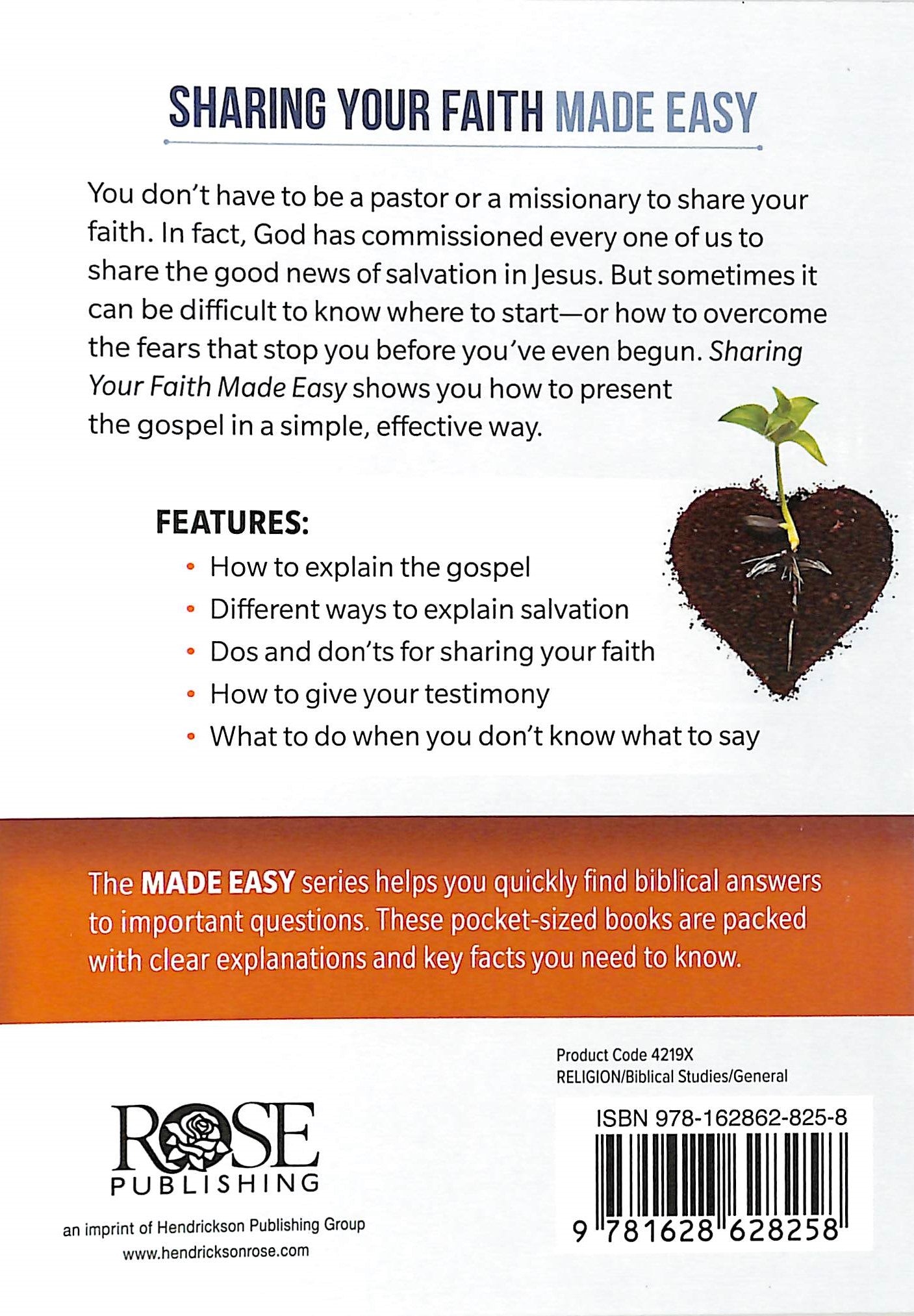 Sharing Your Faith Made Easy (Made Easy Series)
