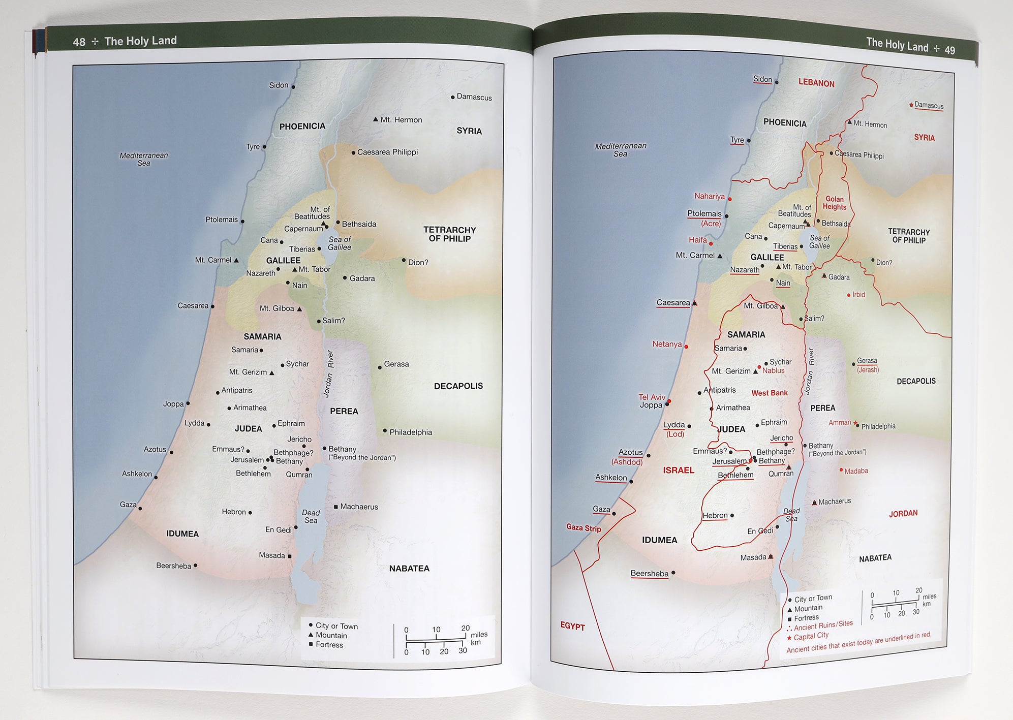 Rose Deluxe Then and Now Bible Maps (New And Expanded 2020 Edition)