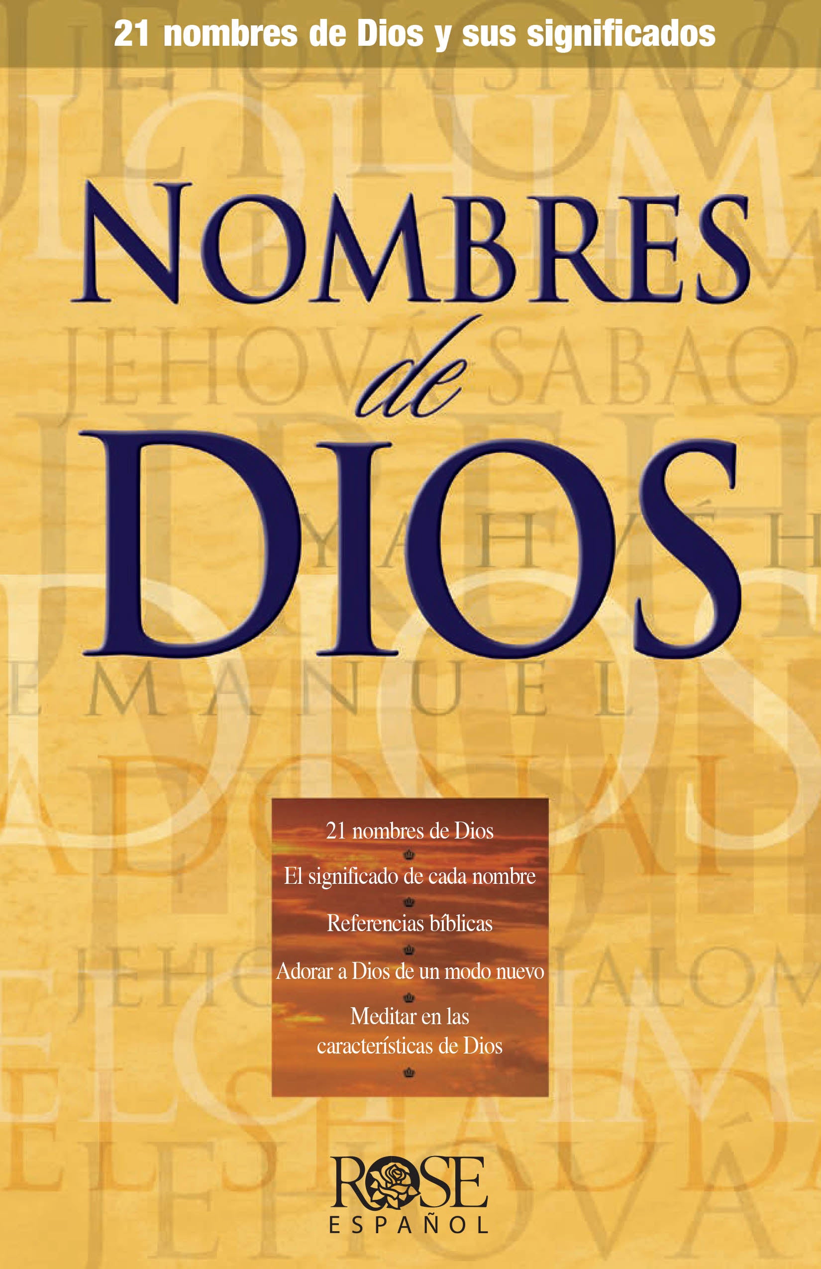 Tract Nombres De Dios: 21 Nombres De Dios Y Sus Significados (Spanish)