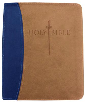 Kjver Thinline Personal Size Bible Blue/Tan