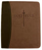 Kjver Thinline Personal Size Indexed Bible Dark/Light Brown