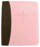 Kjver Thinline Large Print Indexed Bible Chocolate/Pink