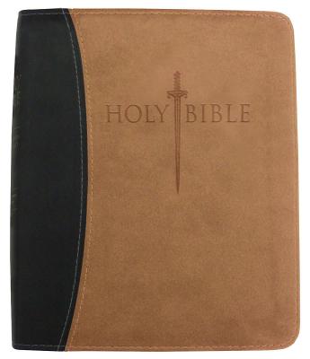 KJV Sword Study Personal Size Large Print Indexed Bible Black/Tan