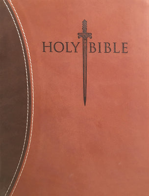 KJV Sword Study Personal Size Large Print Indexed Dark/Light Brown