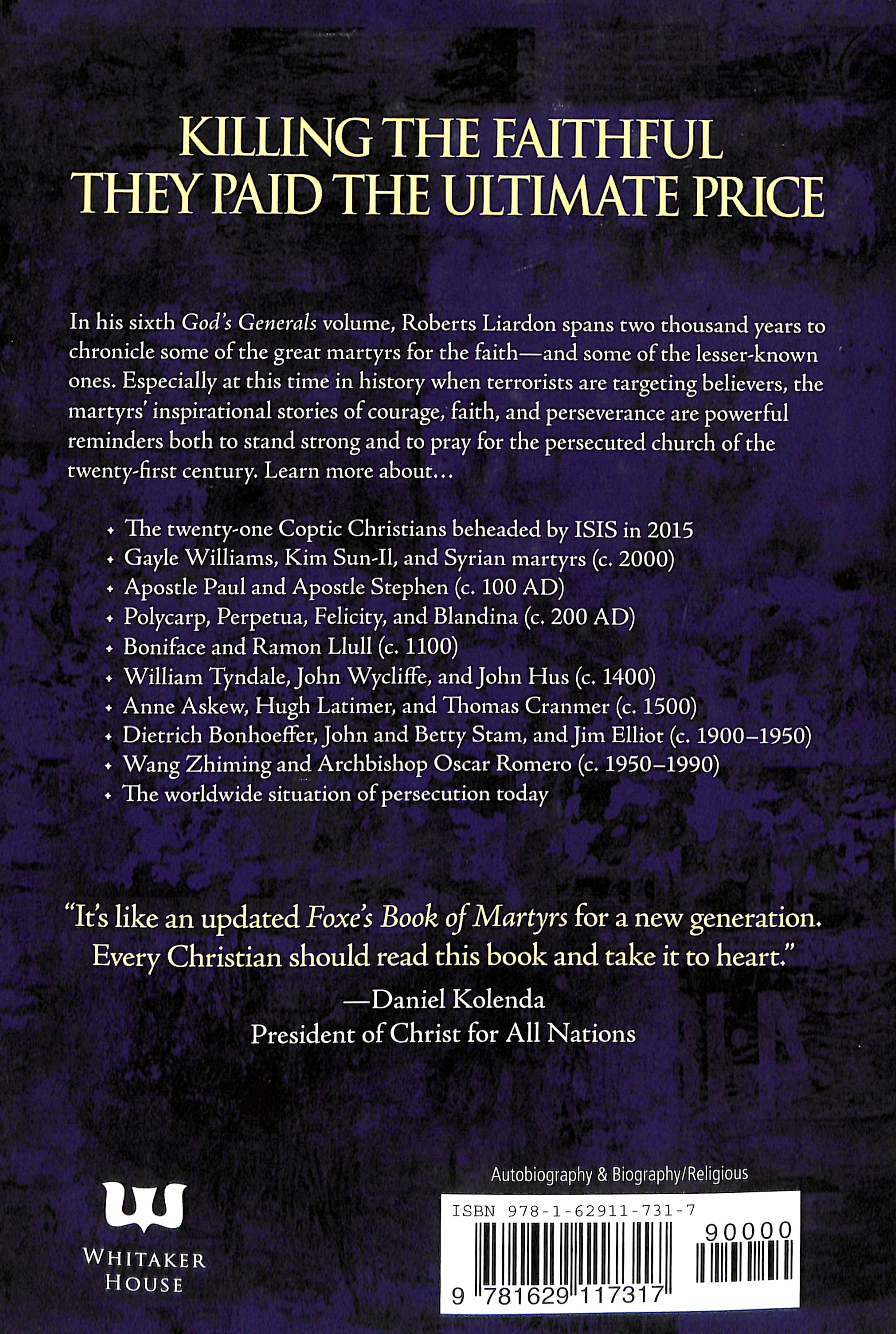 The Martyrs (#06 in God's Generals Series)