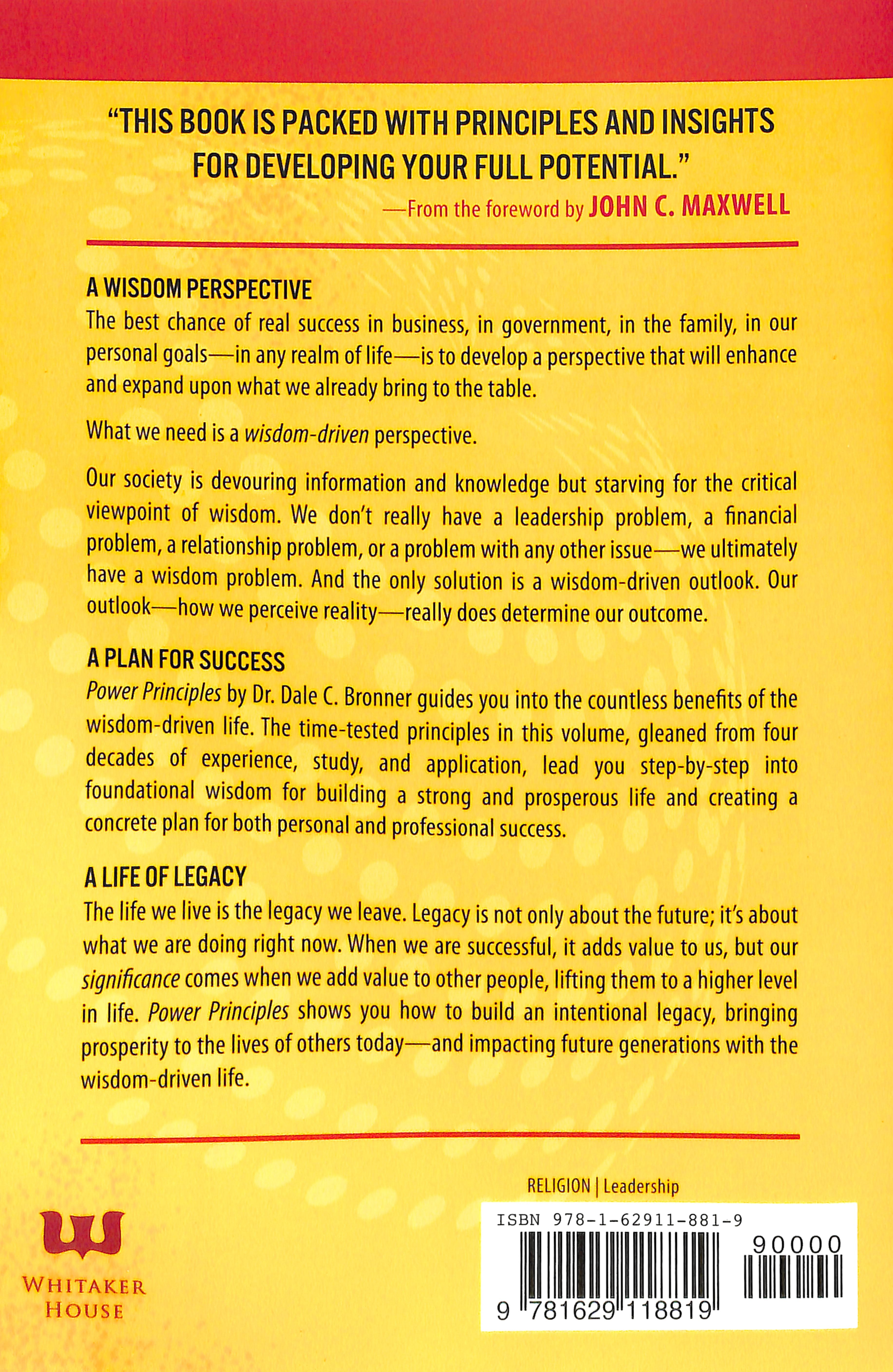 Power Principles: The Benefits of a Wisdom-Driven Life
