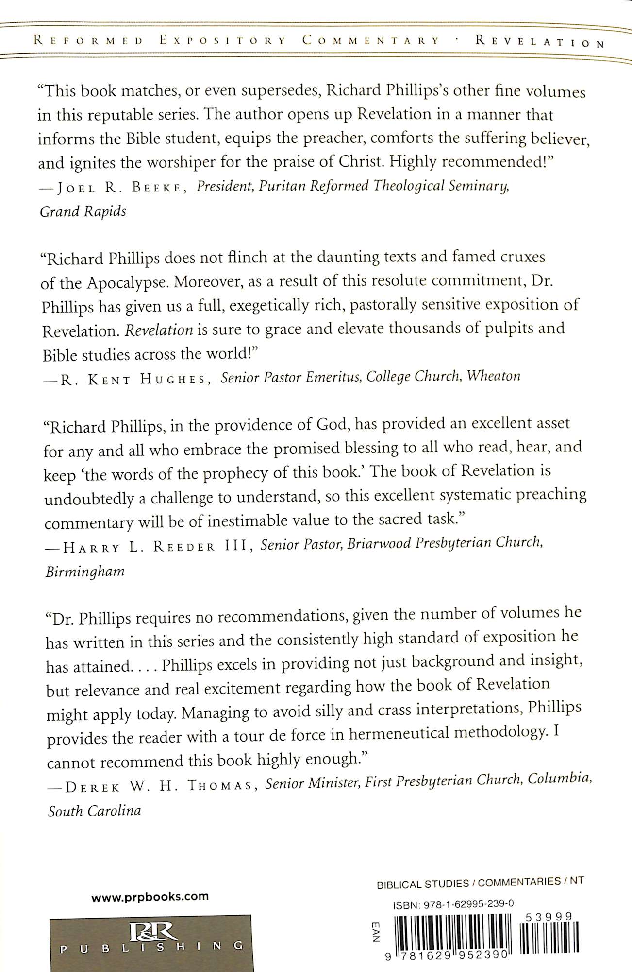 Revelation (Reformed Expository Commentary Series)