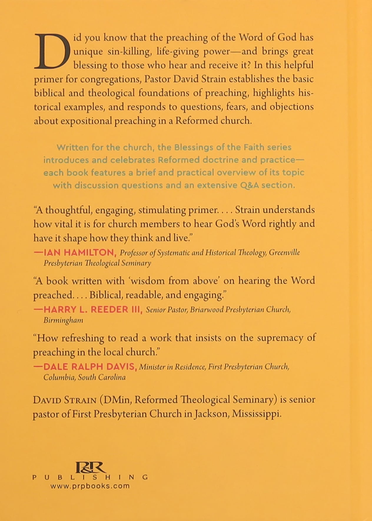 Expository Preaching (Blessings Of The Faith Series)