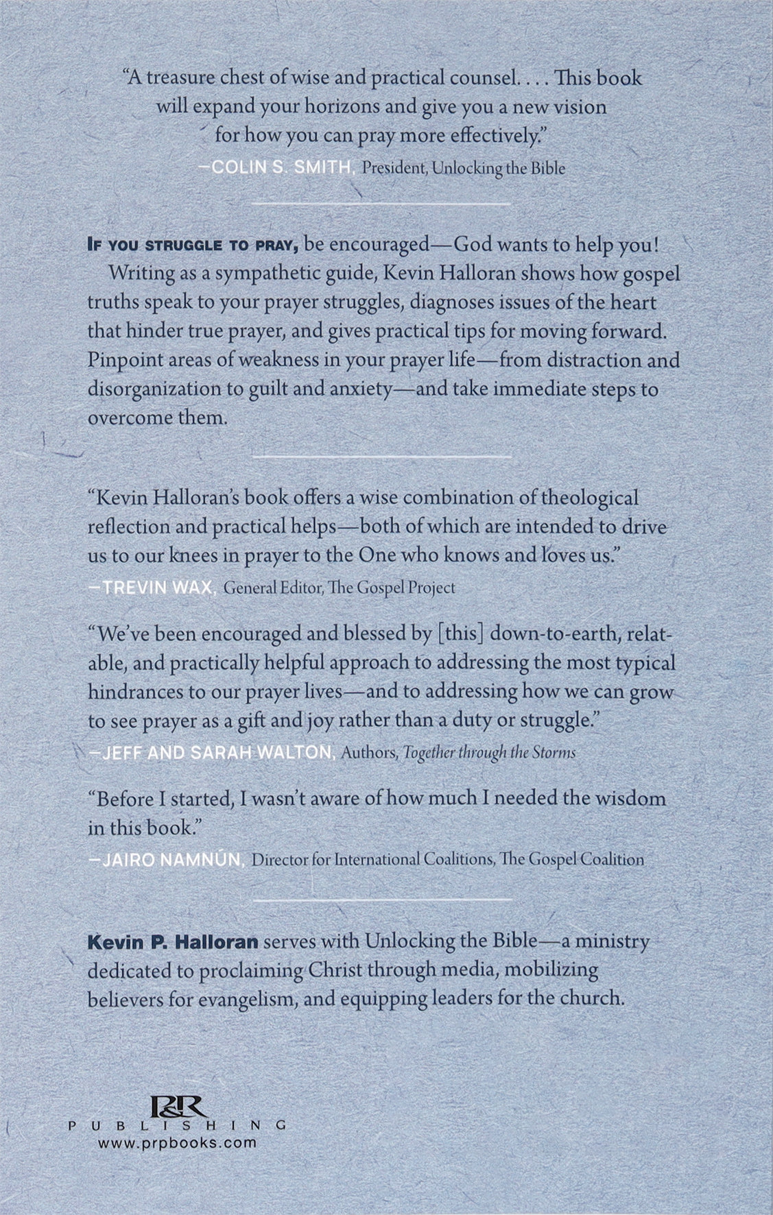 When Prayer is a Struggle: A Practical Guide For Overcoming Obstacles in Prayer