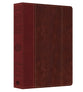 KJV Study Bible Large Print Brown/Burgundy