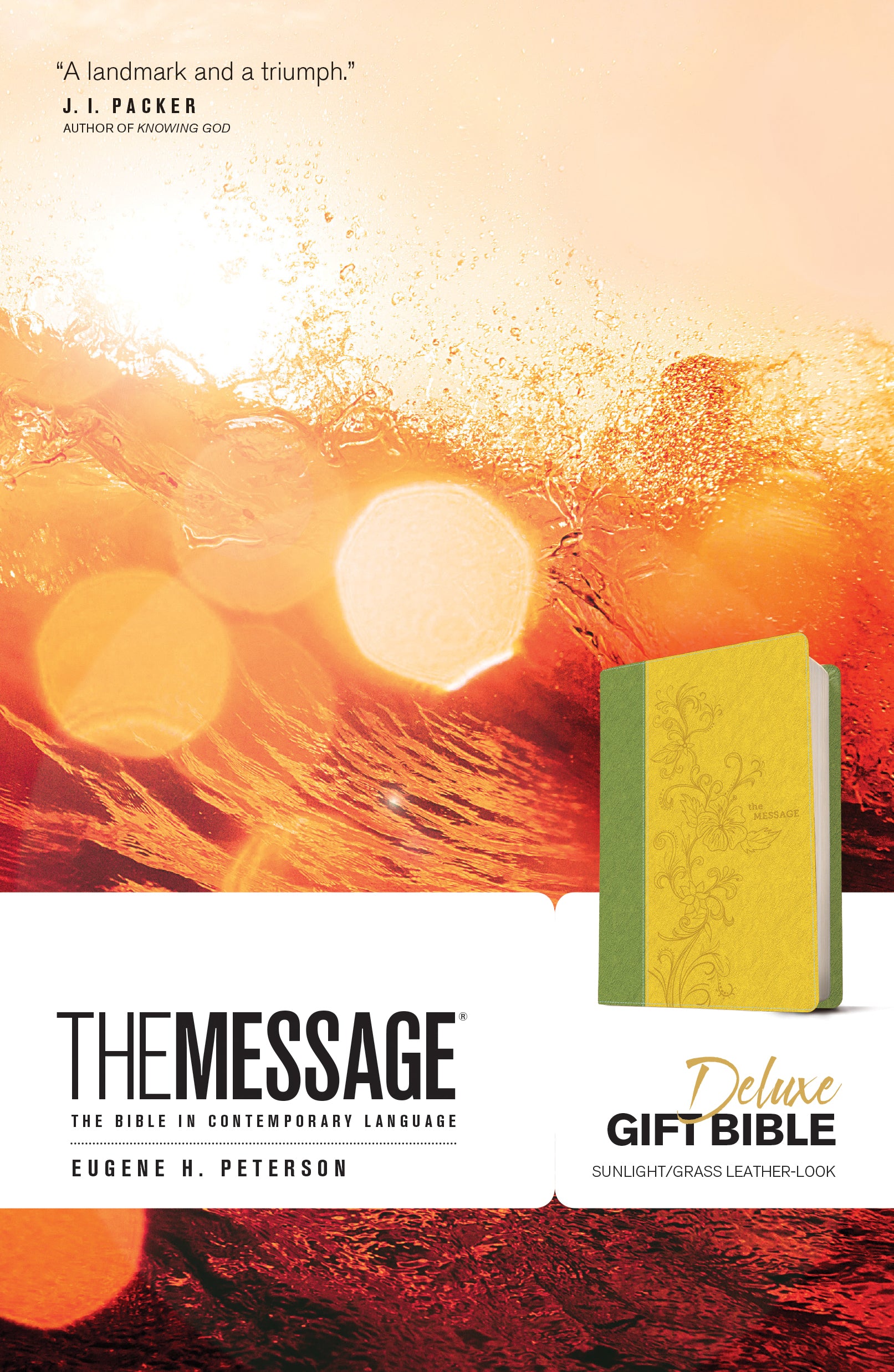 Message Deluxe Gift Bible Sunlight Grass (Black Letter Edition)