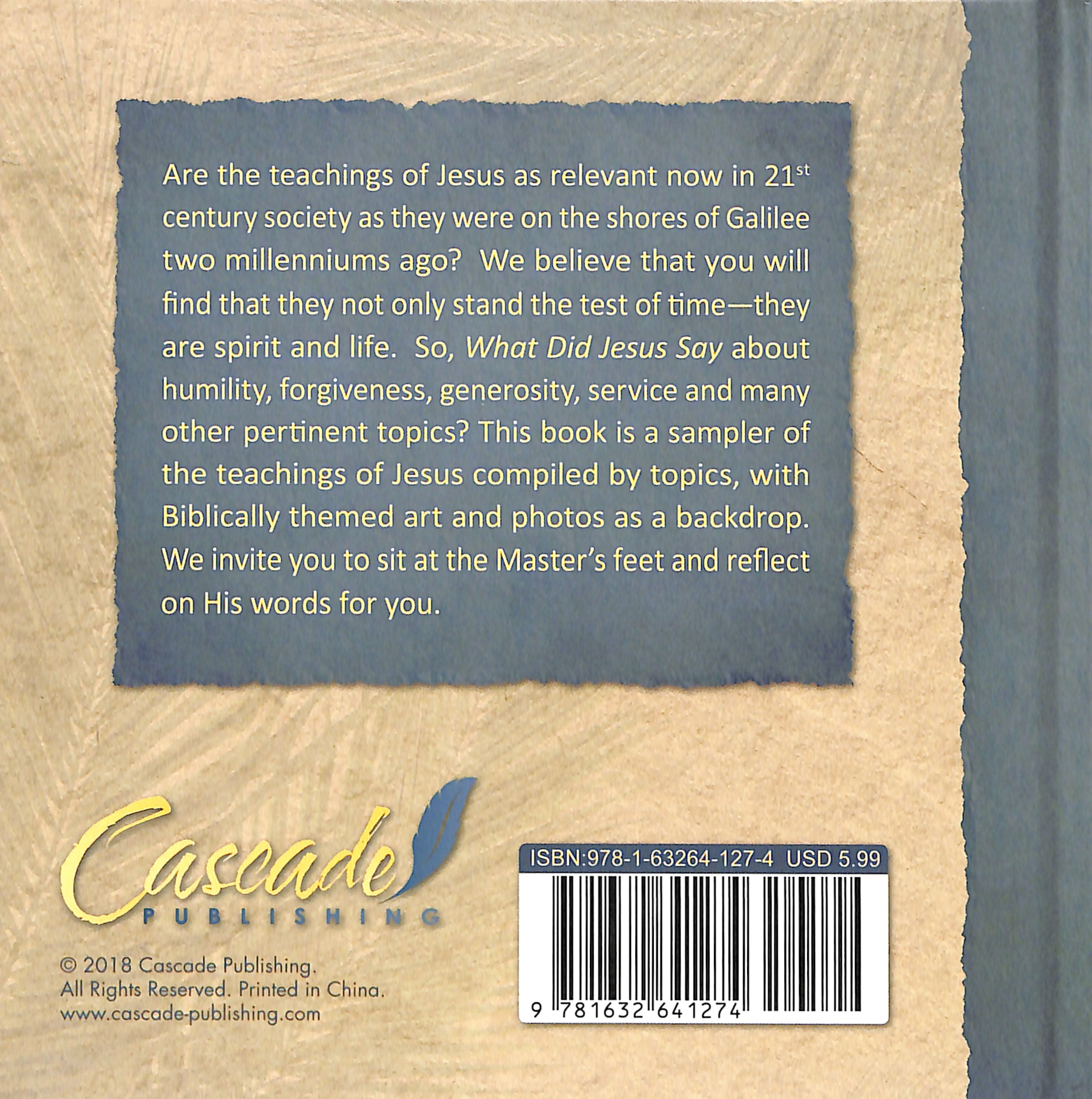 What Did Jesus Say?: His Words on Today's Topics