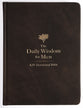 The KJV Daily Wisdom For Men Devotional Bible (Red Letter Edition)