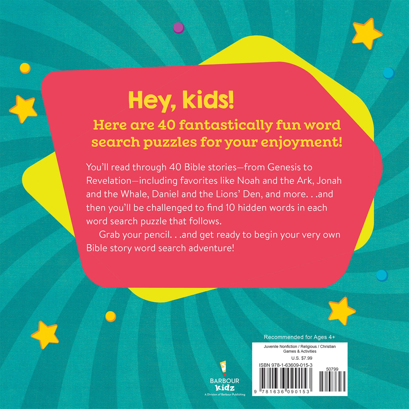 Bible Story Word Searches For Kids