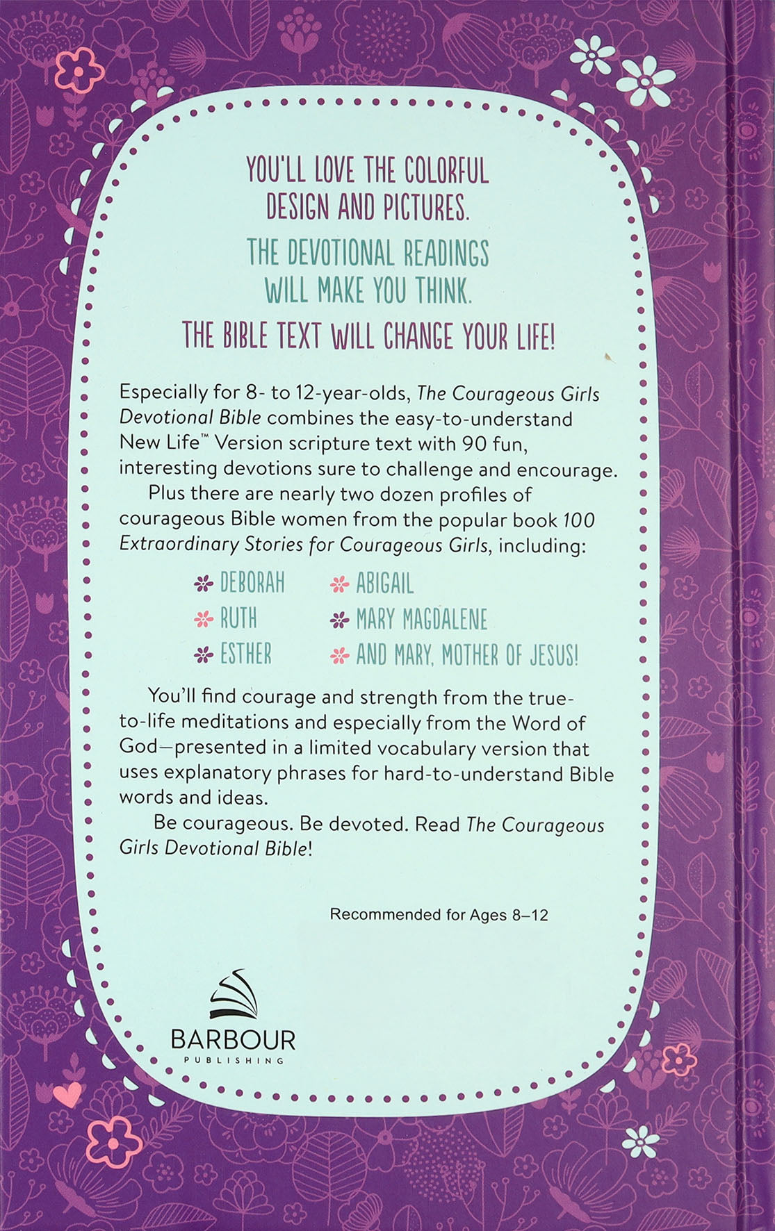 NLV  Courageous Girls Devotional Bible (Courageous Girls Series)