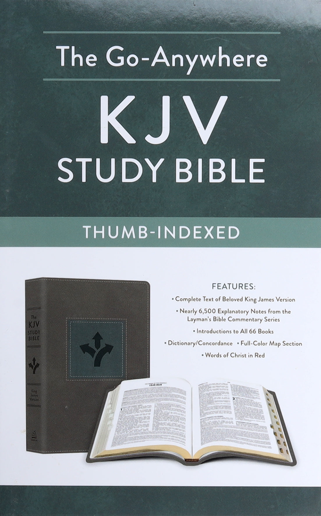 KJV Go-Anywhere Study Bible (Red Letter Edition) (Dicarta)