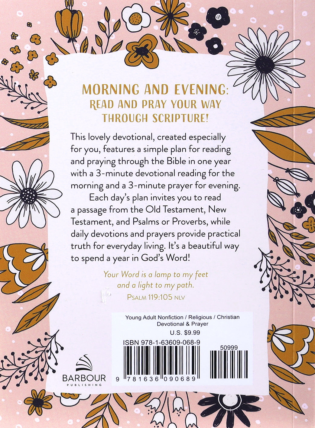 Read and Pray Through the Bible in a Year: 3-Minute Devotions & Prayers For Morning & Evening For Teen Girls (Teen Girl)
