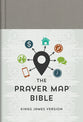 KJV Prayer Map Bible Gray Weave