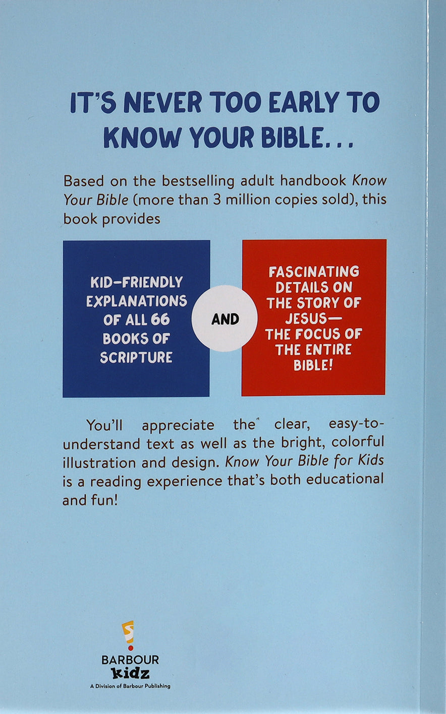 Know Your Bible For Kids: The 66 Books and All About Jesus
