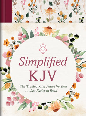 Simplified KJV Bible Wildflower Medley