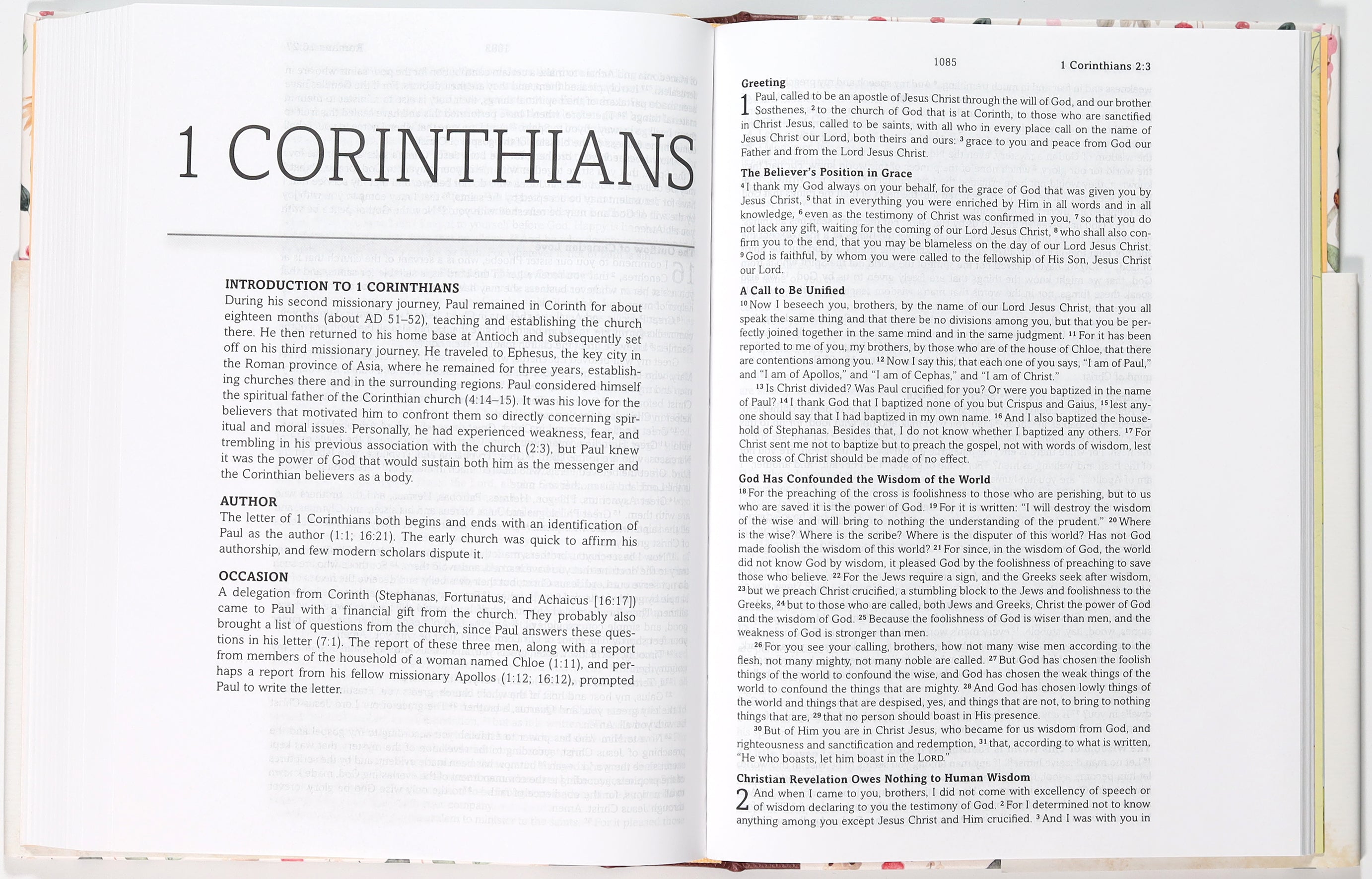 Simplified KJV Bible Wildflower Medley