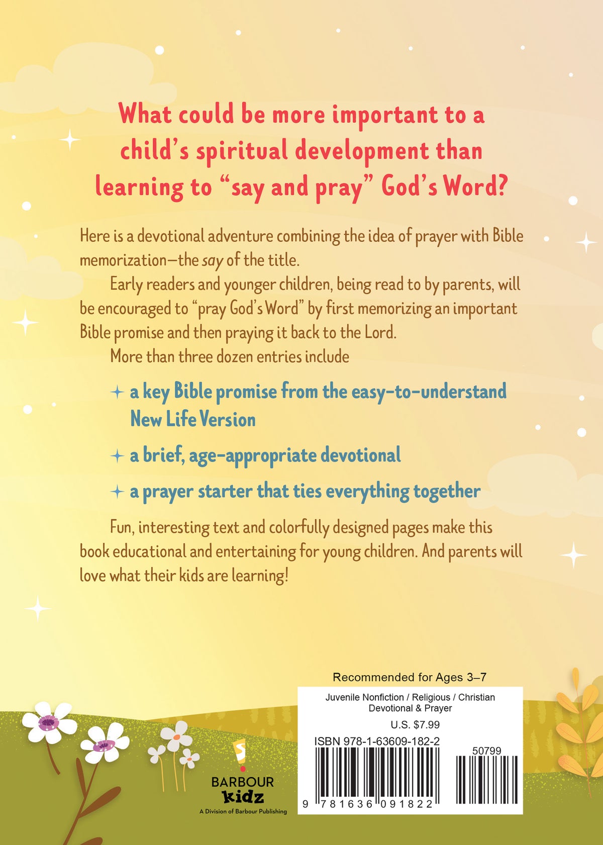 Say and Pray God's Word: A Devotional Adventure For Kids