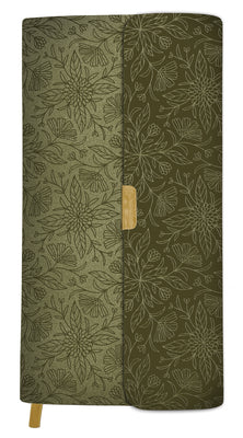 The KJV Compact Bible Olive Petals