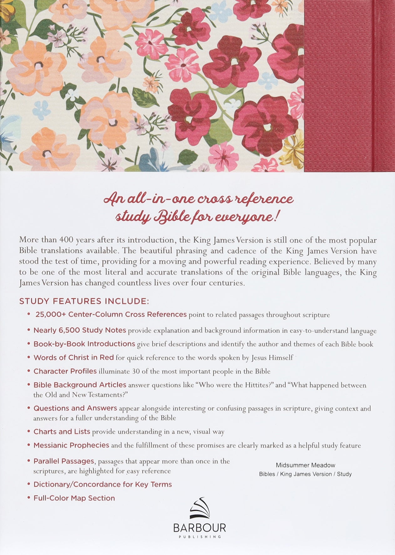 KJV Compact Cross Reference Study Bible Midsummer Meadow