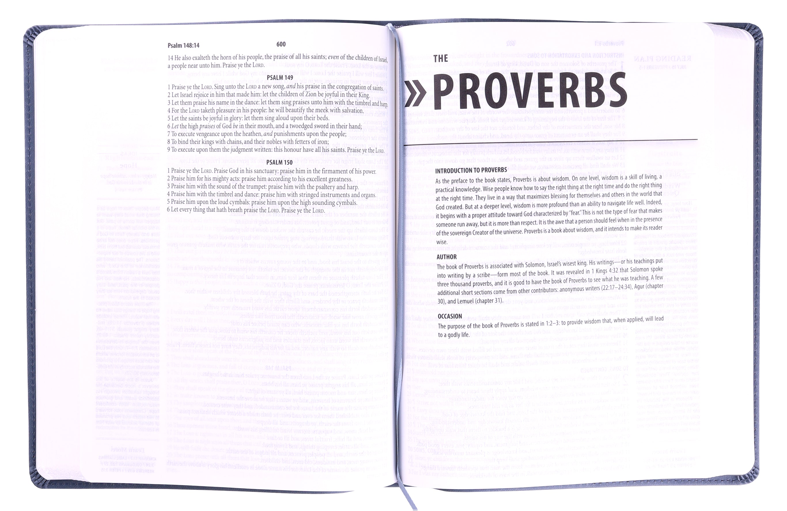 KJV 1-Minute Study Bible Pewter Blue