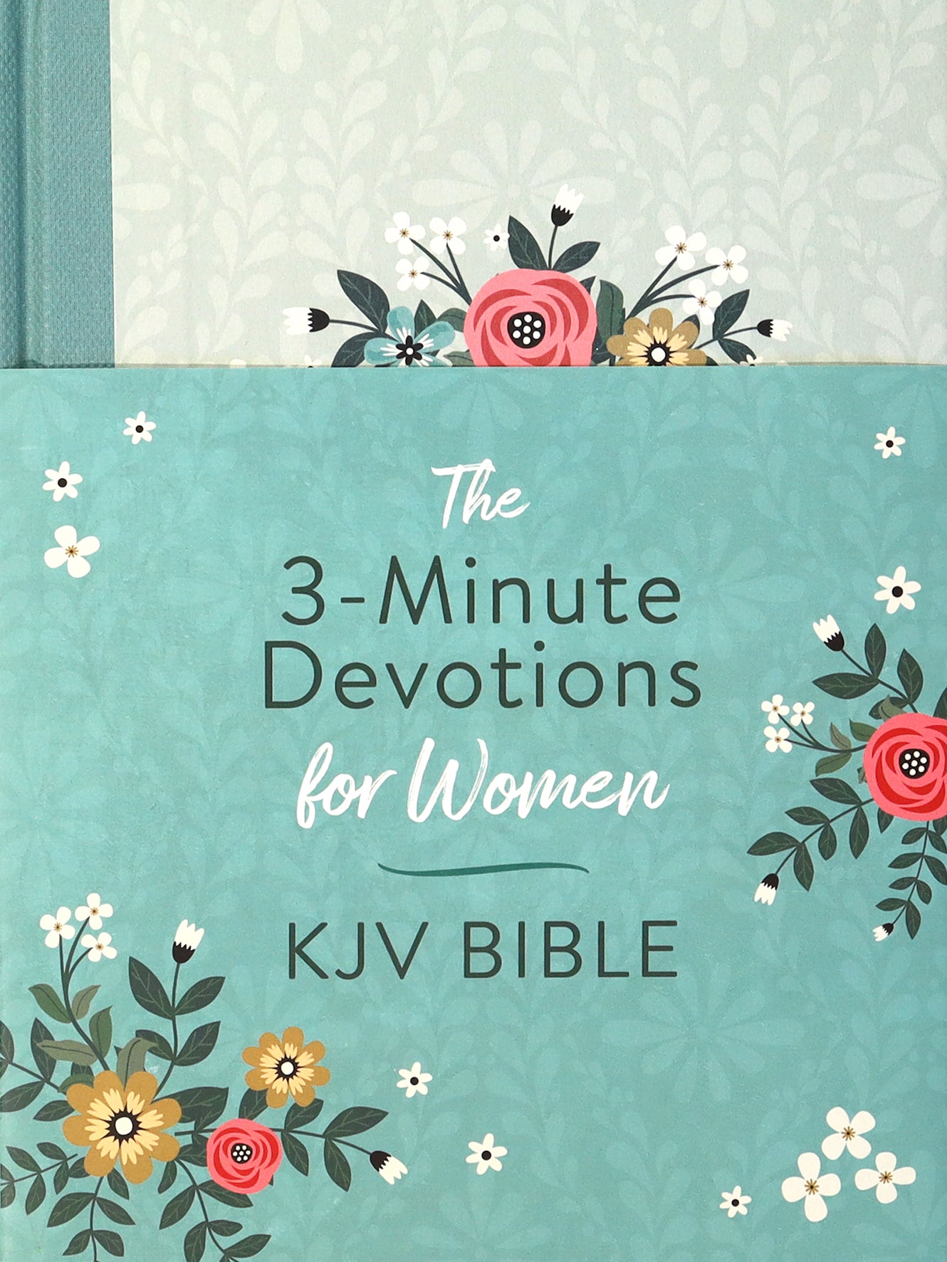 KJV 3-Minute Devotions For Women Bible Mint Bouquet (3 Minute Devotions Series)