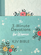 KJV 3-Minute Devotions For Women Bible Mint Bouquet (3 Minute Devotions Series)