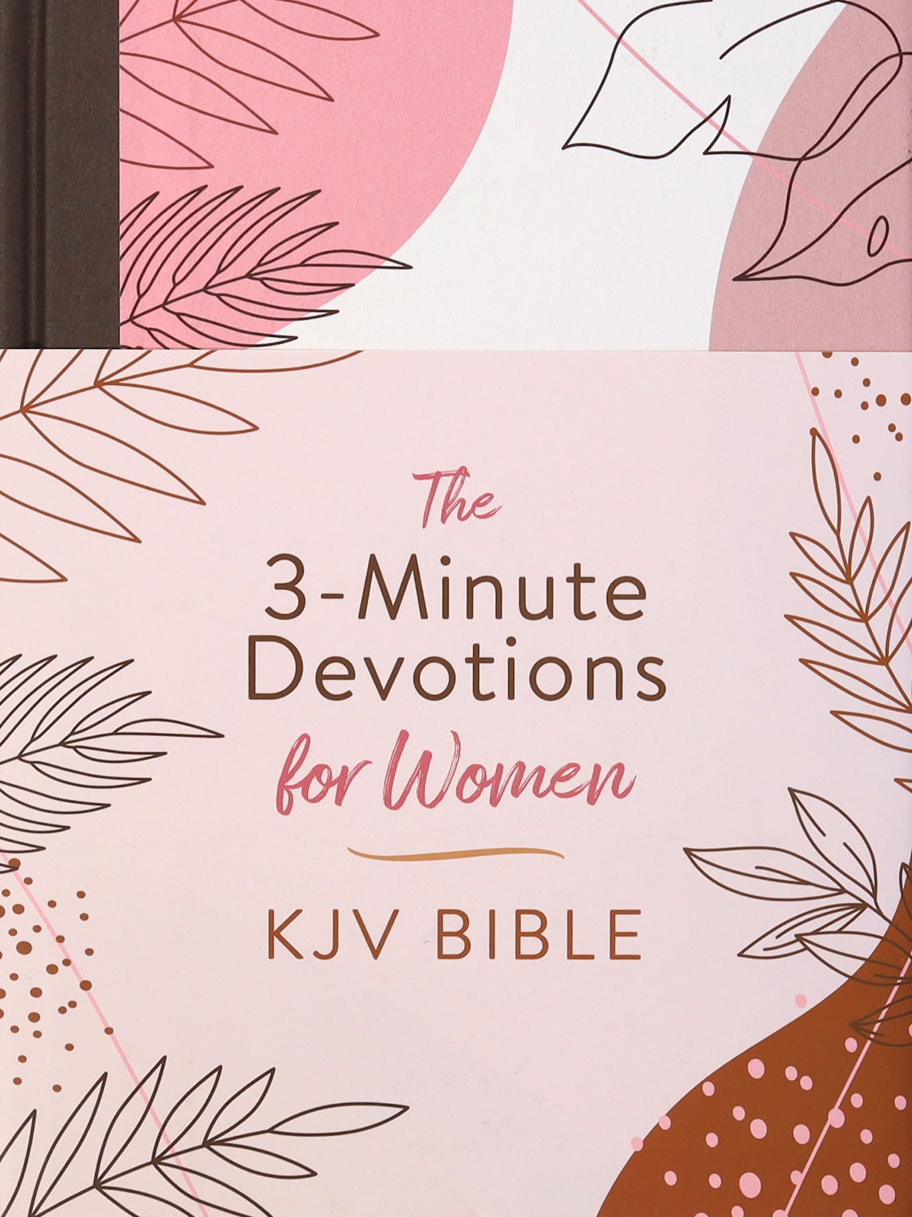 KJV 3-Minute Devotions For Women Bible Rose & Copper Florets (3 Minute Devotions Series)
