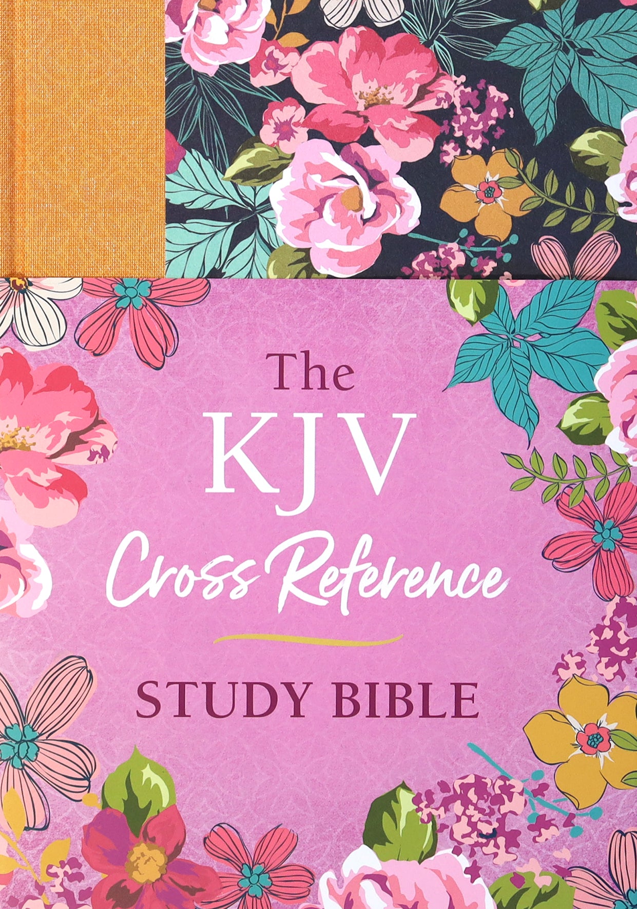 KJV Cross Reference Study Bible Marmalade Blossoms (Red Letter Edition)
