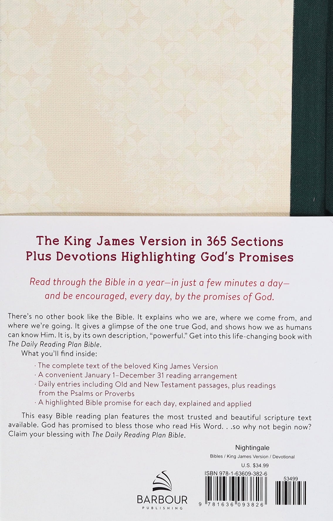 KJV Daily Reading Plan Bible Nightingale