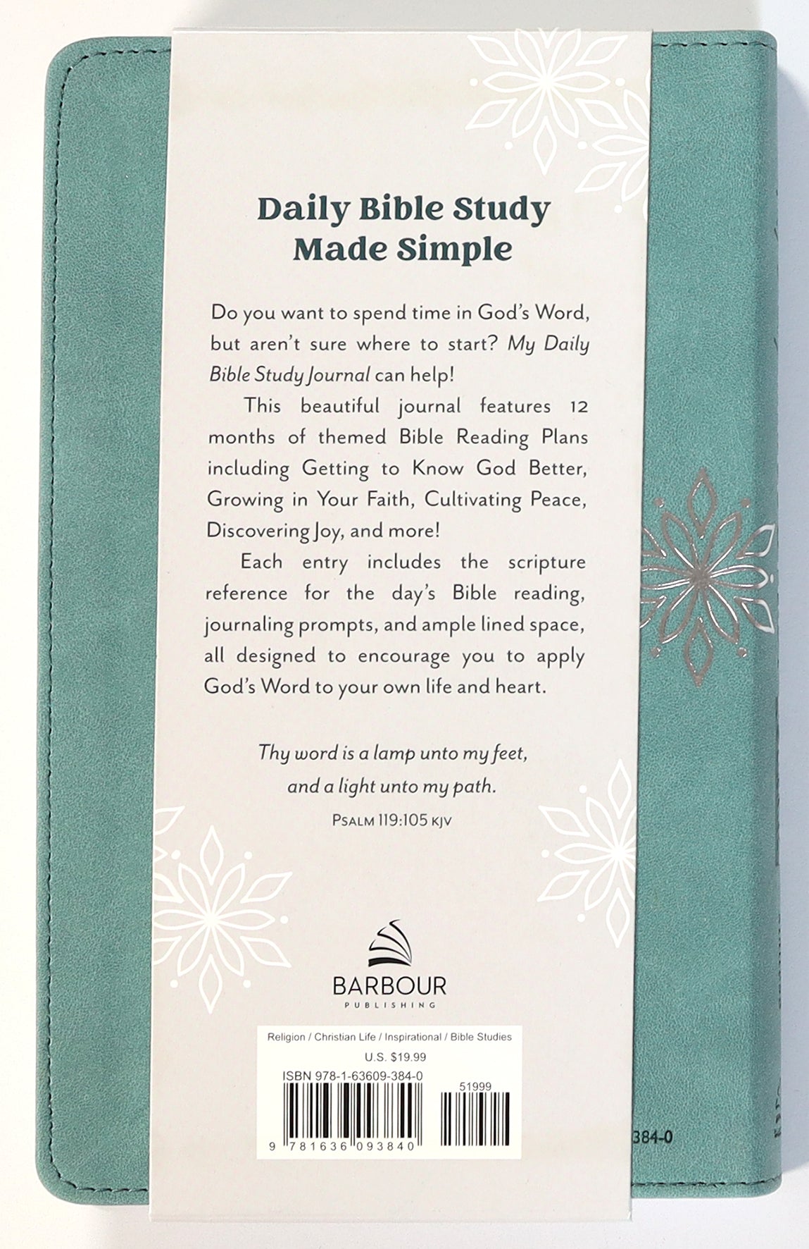 My Daily Bible Study Journal: 365 Encouraging Readings With Prompts For Women