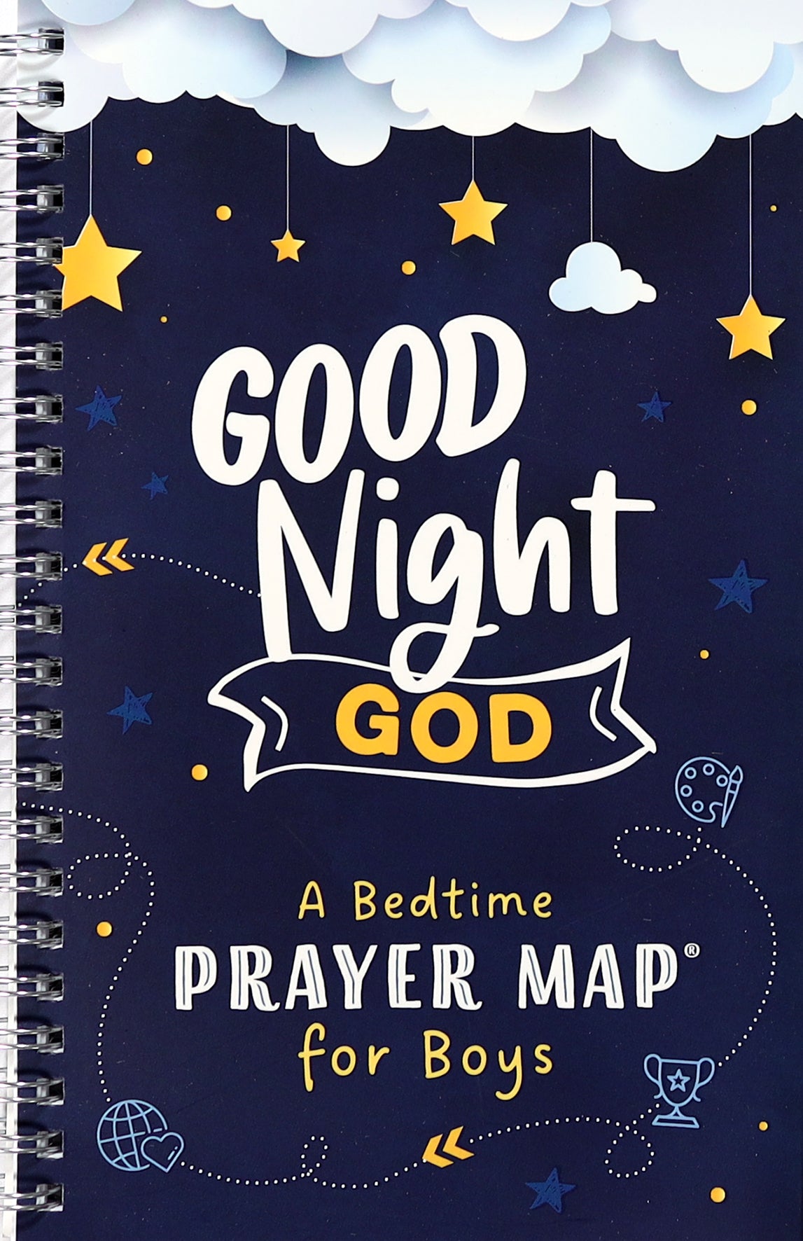 Good Night God: A Bedtime Prayer Map For Boys