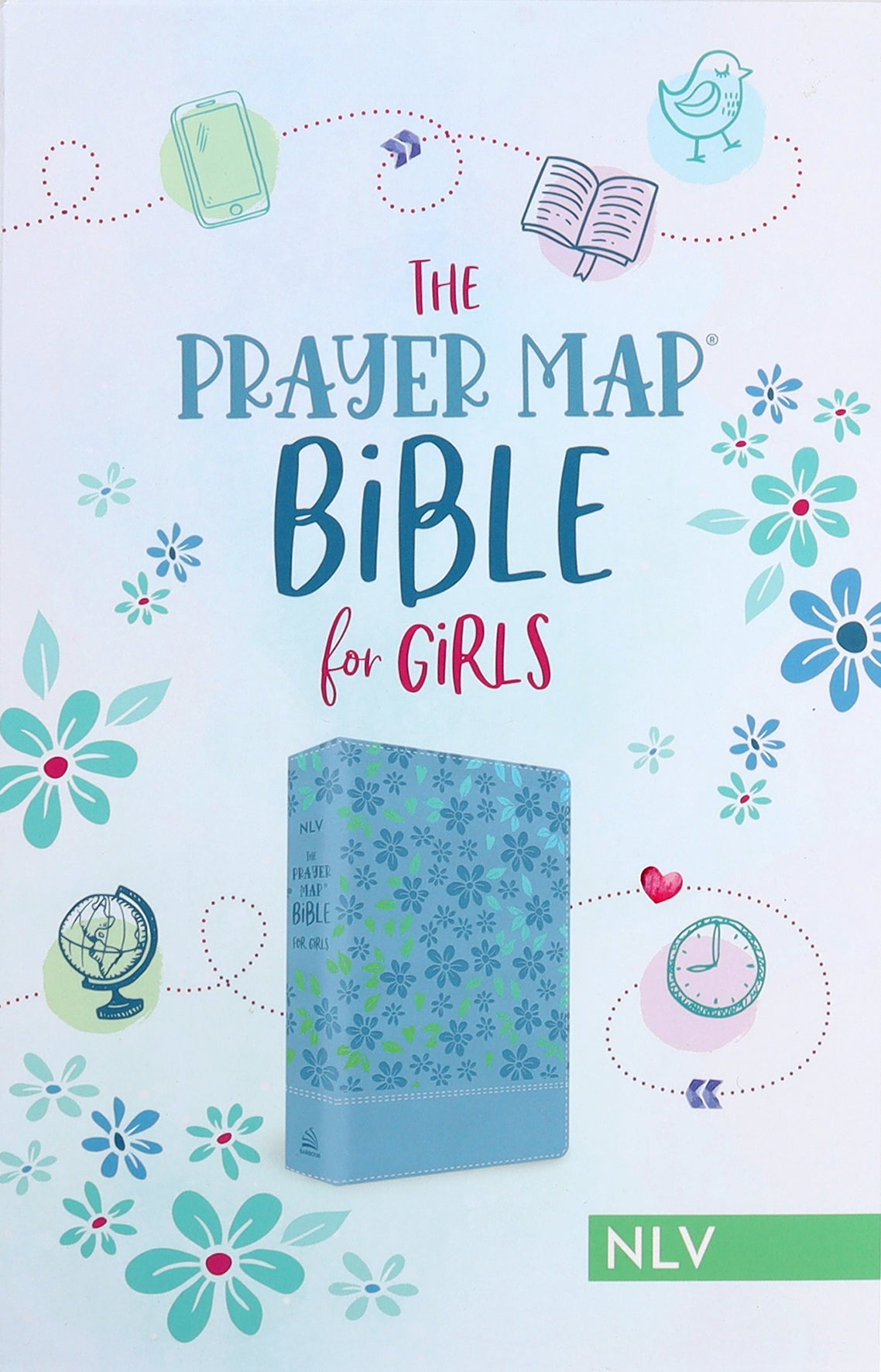 NLV  the Prayer Map Bible For Girls