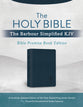 Simplified KJV Bible Promise Book Edition Navy Cross